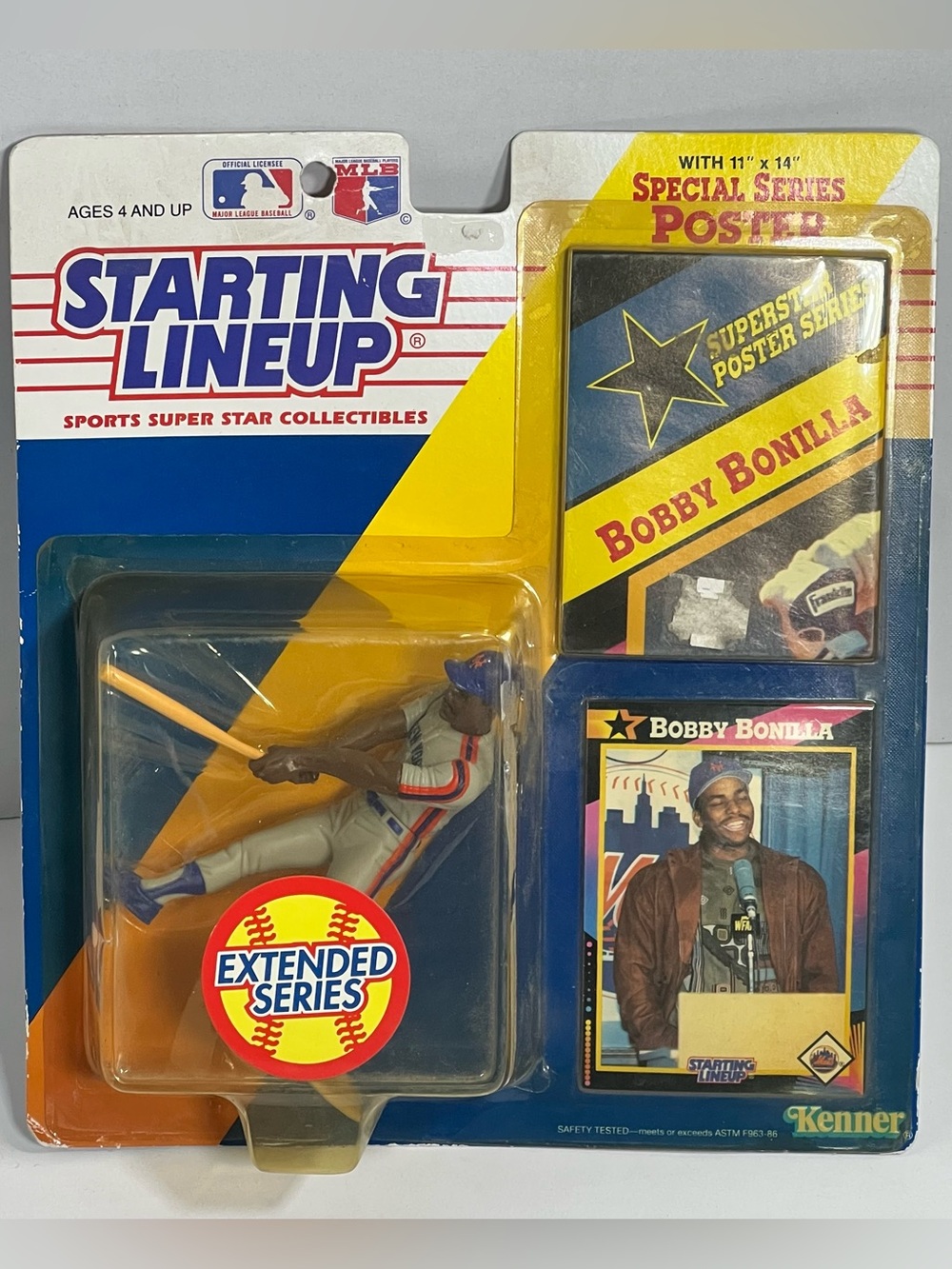1992 Starting Lineup MLB Bobby Bonilla Figure Vintage Kenner